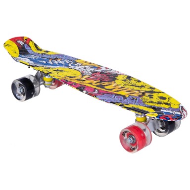 Enero skateboard - grafiti ,led 